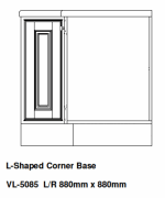 L SHAPED CORNER BASE